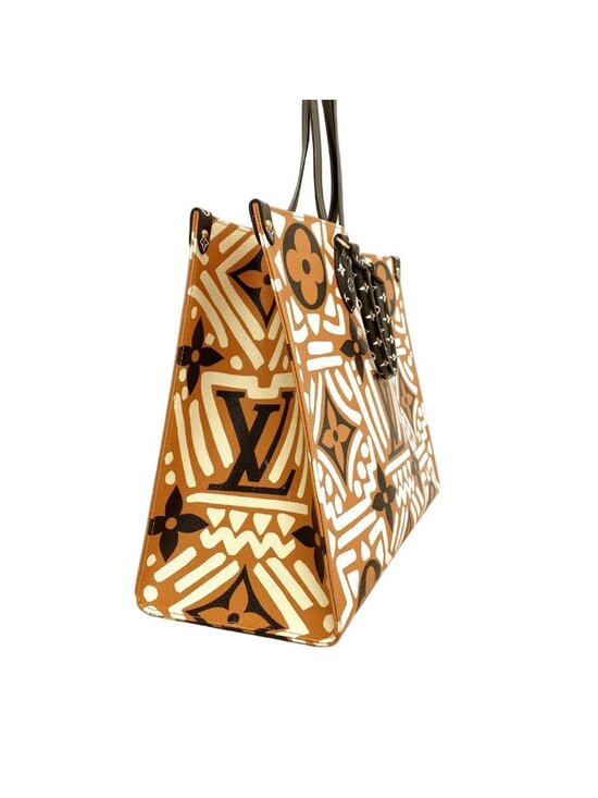 Louis Vuitton Tote LV Crafty On The Go GM Cream Caramel 2-Way